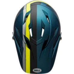 Casque Bell Sanction Bleu/Jaune Fluo 12 Casque Bell Sanction Bleu/Jaune Fluo -Accessoires De Vélo casque bell sanction bleu jaune fluo 4