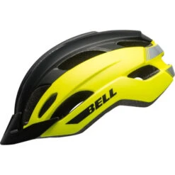 Casque Bell Trace Noir Mat/Jaune Fluo -Accessoires De Vélo casque bell trace noir mat jaune fluo 2