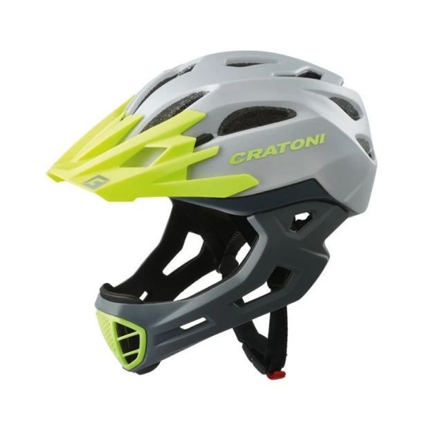 Casque Intégral Cratoni C-Maniac - Gris/Lime Matt 3 Casque Intégral Cratoni C-Maniac - Gris/Lime Matt