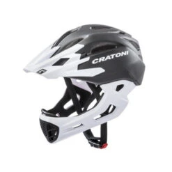 Casque Intégral Cratoni C-Maniac - Noir/Blanc Matt