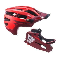Casque Urge Gringo De La Pampa - Rouge -Accessoires De Vélo casque urge gringo de la pampa rouge 1