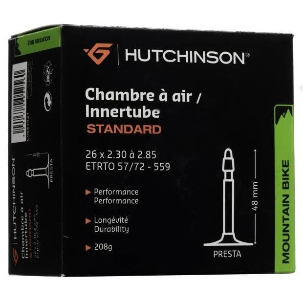 Chambre à Air Hutchinson Standard 26x2.30/2.85 - Presta 48mm 3 Chambre à Air Hutchinson Standard 26x2.30/2.85 - Presta 48mm