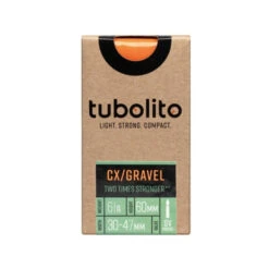 Chambre à Air Tubolito Tubo CX/gravel - 700c/28" - Presta 60mm -Accessoires De Vélo chambre a air tubolito tubo cx gravel 700c 28 presta 60mm 1