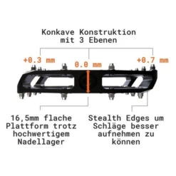 Pédales Plates Tatze MC-Air Axe Titane -Accessoires De Vélo pedales plates tatze mc air axe titane 2