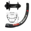 Dt-swiss Roue Avant VTT DT Swiss 466D 27,5" Moyeu XLC Evo -Accessoires De Vélo roue avant vtt dt swiss 466d 275 moyeu xlc evo